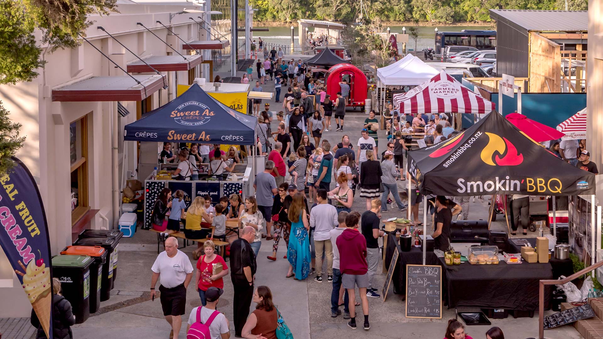 Make the most of balmy evenings at Catalina Bay Farmers Market