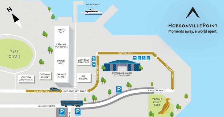 Catalina Bay Traffic Route